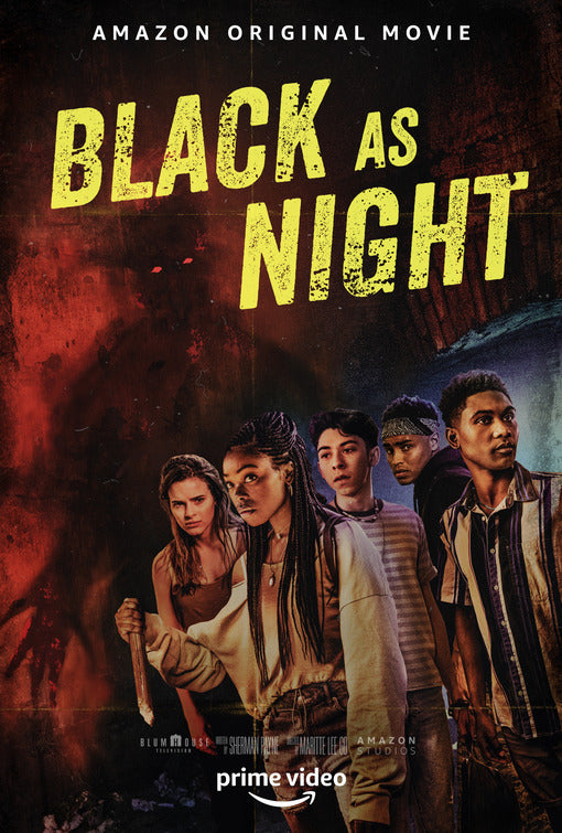 1000 piece jigsaw puzzle for the movie poster: Black as Night (2021)