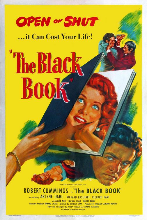 the movie poster: The Black Book (aka Reign of Terror) (1949)
