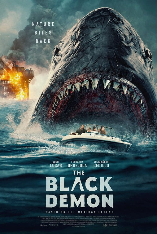1000 piece jigsaw puzzle for the movie poster: The Black Demon (2023) ver2