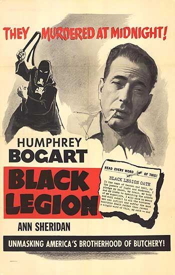 the movie poster: Black Legion (1936)