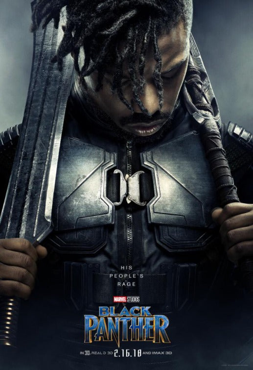 1000 piece jigsaw puzzle for the movie poster: Black Panther (2018) ver11
