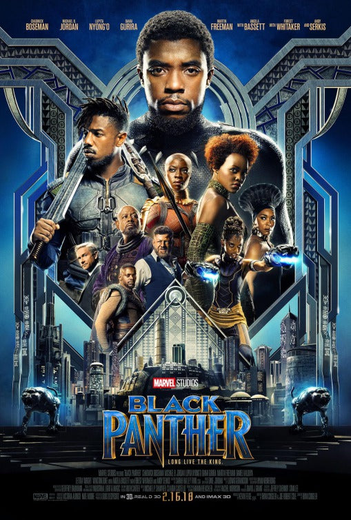 1000 piece jigsaw puzzle for the movie poster: Black Panther (2018) ver3