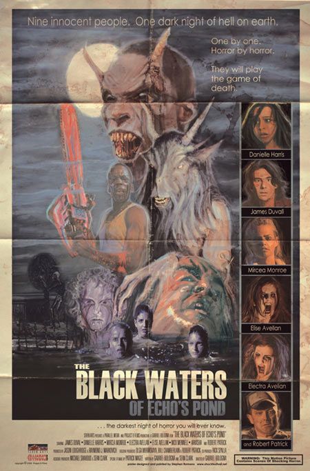 the movie poster: The Black Waters of Echo's Pond (2010) ver2