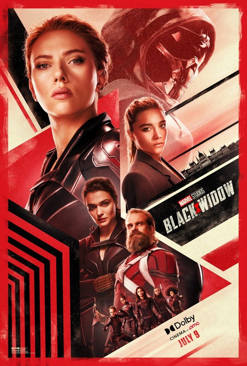 1000 piece jigsaw puzzle for the movie poster: Black Widow (2021) ver19