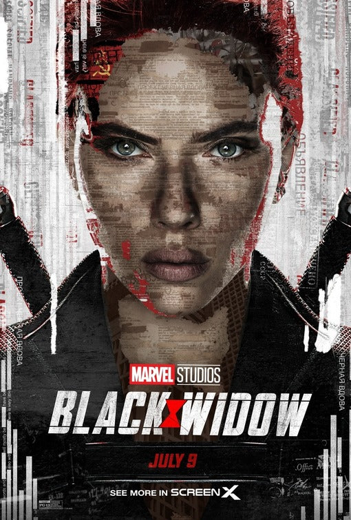 1000 piece jigsaw puzzle for the movie poster: Black Widow (2021) ver20
