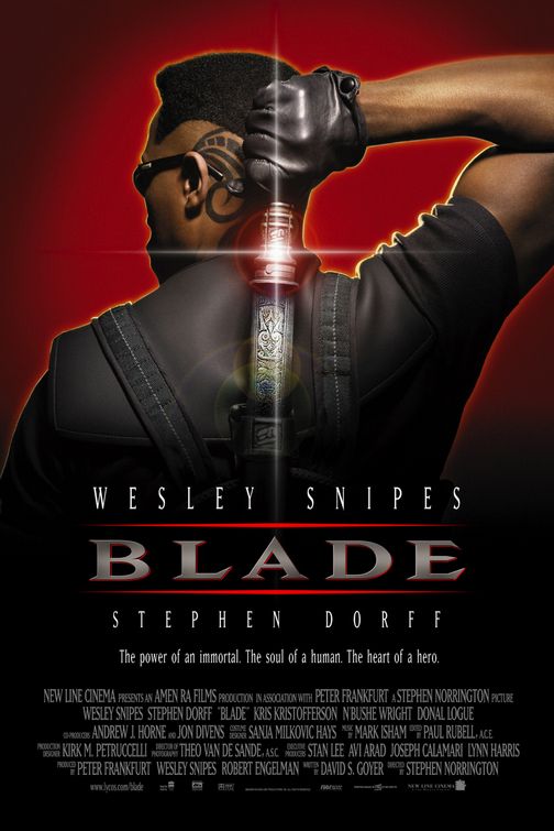 the movie poster: Blade (1998) ver1