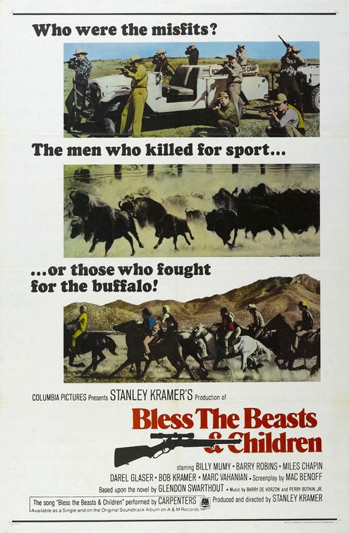 the movie poster: Bless the Beasts & Children (1971) ver2