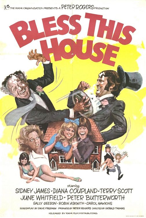 the movie poster: Bless This House (1972)