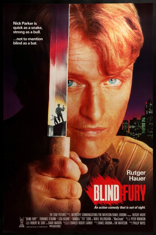 1000 piece jigsaw puzzle for the movie poster: Blind Fury (1990) ver2