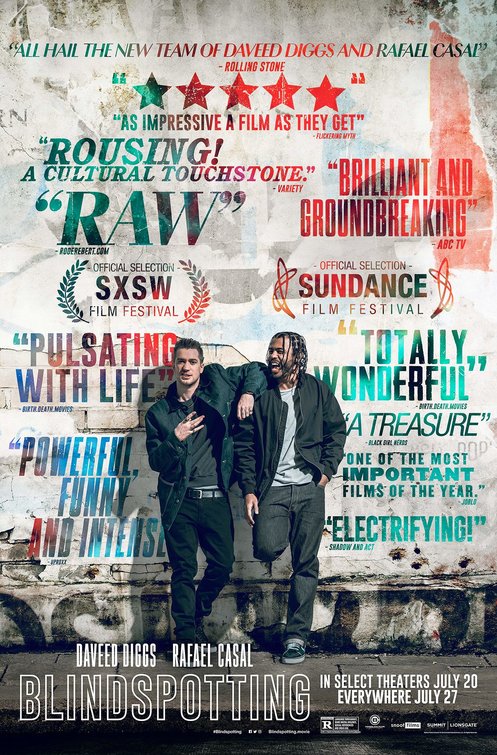 1000 piece jigsaw puzzle for the movie poster: Blindspotting (2018) ver10