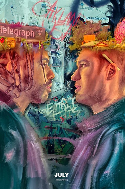 1000 piece jigsaw puzzle for the movie poster: Blindspotting (2018) ver7