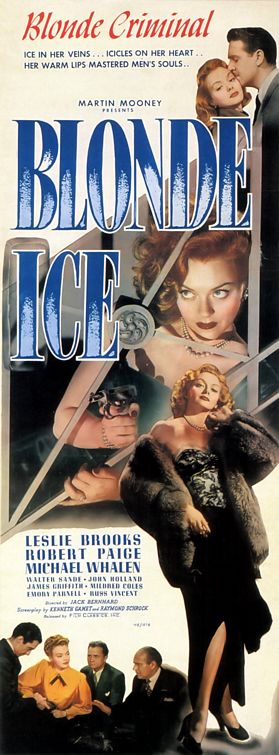 the movie poster: Blonde Ice (1948) ver2