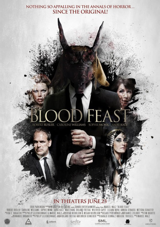 1000 piece jigsaw puzzle for the movie poster: Blood Feast (2018)