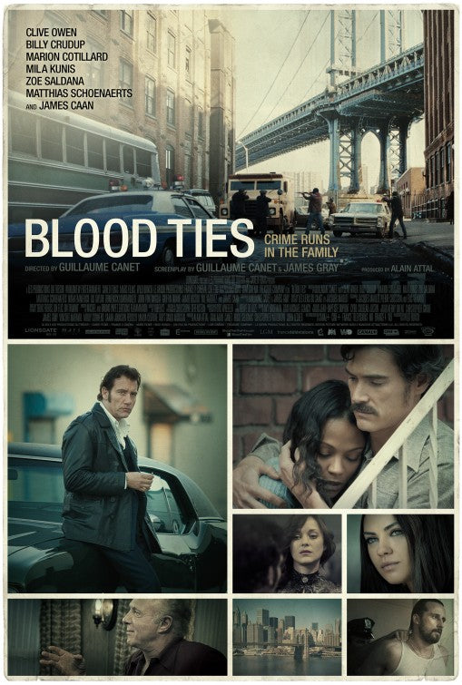 1000 piece jigsaw puzzle for the movie poster: Blood Ties (2013) ver10