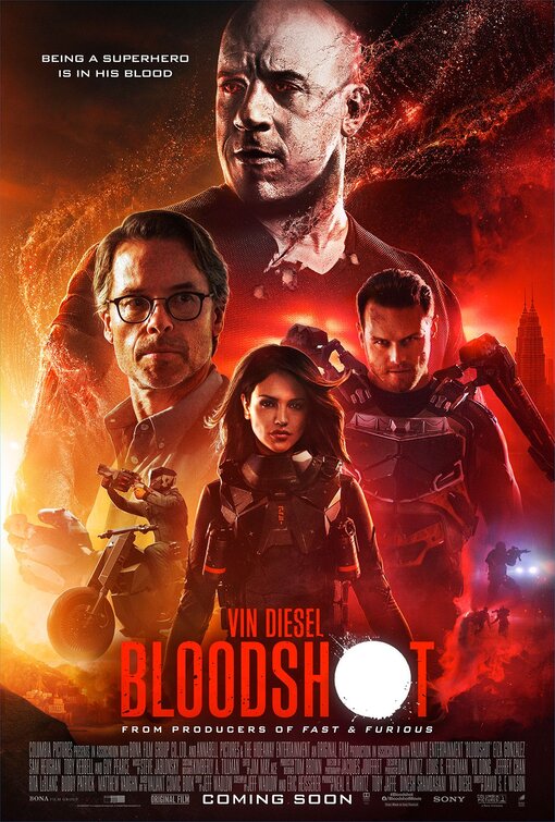 1000 piece jigsaw puzzle for the movie poster: Bloodshot (2020) ver5
