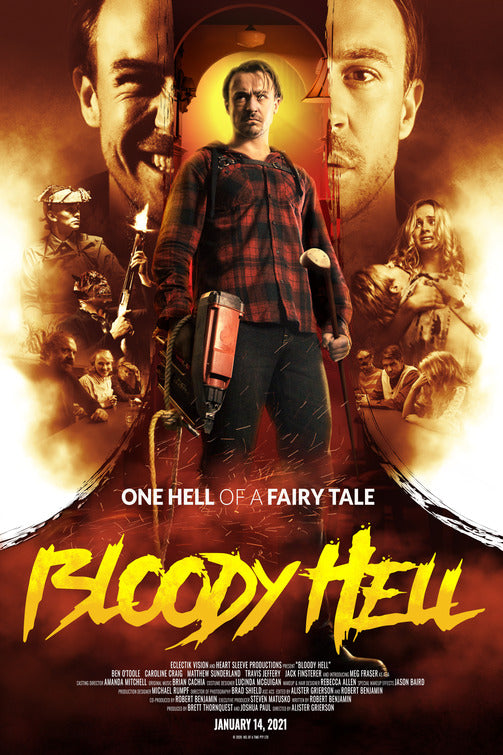 1000 piece jigsaw puzzle for the movie poster: Bloody Hell (2020) ver3