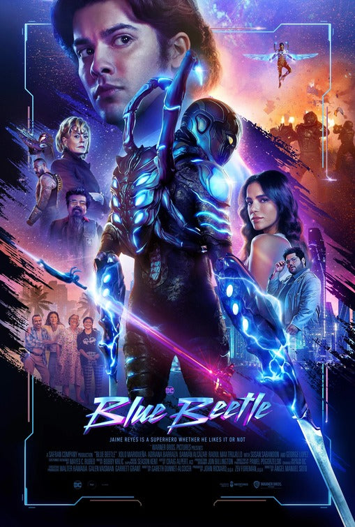 1000 piece jigsaw puzzle for the movie poster: Blue Beetle (2023) ver3