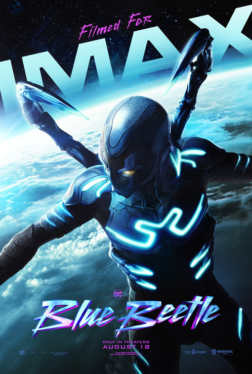 1000 piece jigsaw puzzle for the movie poster: Blue Beetle (2023) ver4