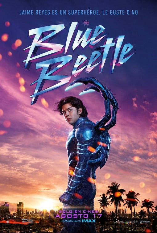 1000 piece jigsaw puzzle for the movie poster: Blue Beetle (2023) ver9