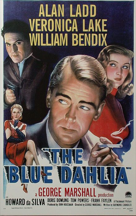 the movie poster: The Blue Dahlia (1946)