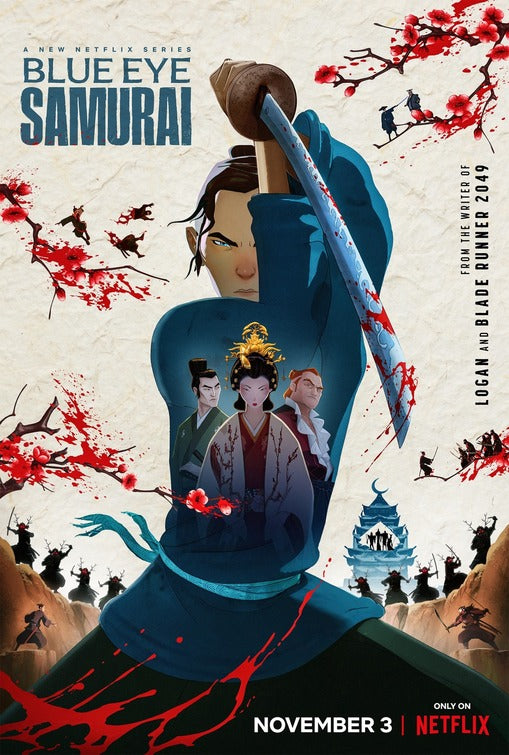 1000 piece jigsaw puzzle for tv poster: Blue Eye Samurai, ver2