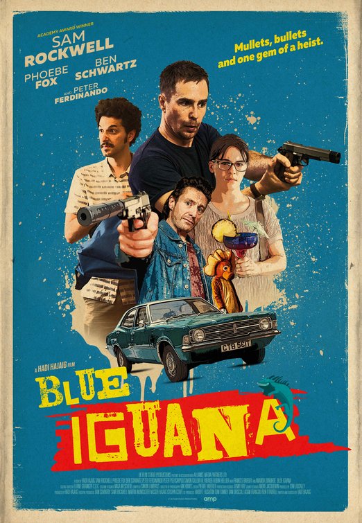 1000 piece jigsaw puzzle for the movie poster: Blue Iguana (2018) ver2