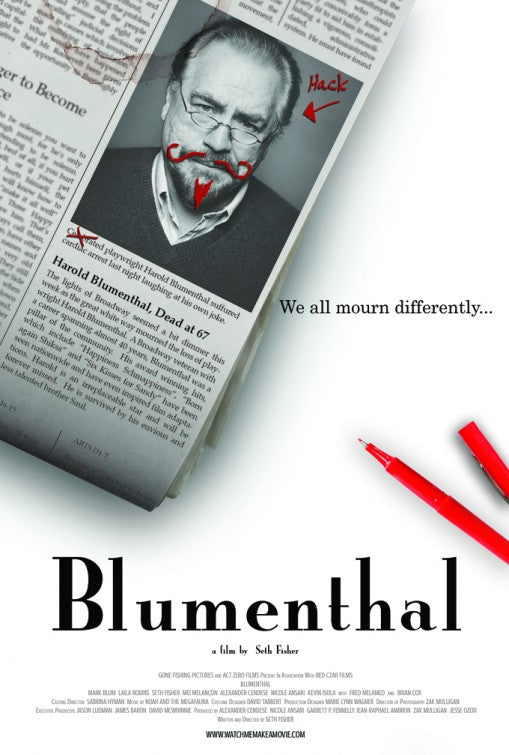 1000 piece jigsaw puzzle for the movie poster: Blumenthal (2013)