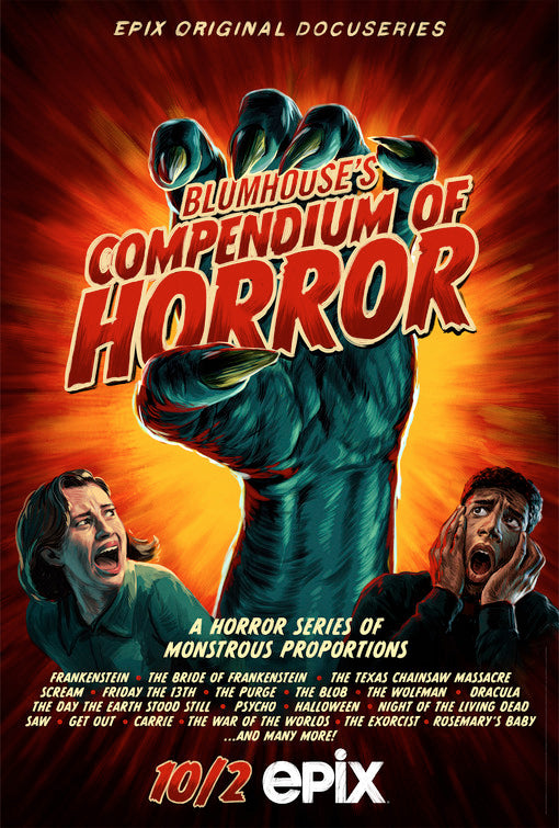 1000 piece jigsaw puzzle for tv poster: Blumhouse's Compendium of Horror