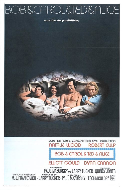 the movie poster: Bob & Carol & Ted & Alice (1969) ver2