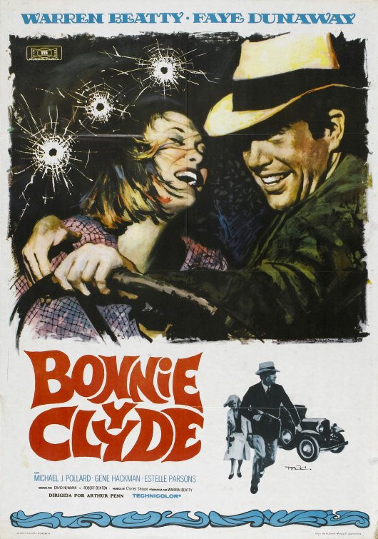 1000 piece jigsaw puzzle for the movie poster: Bonnie and Clyde (1967) ver5