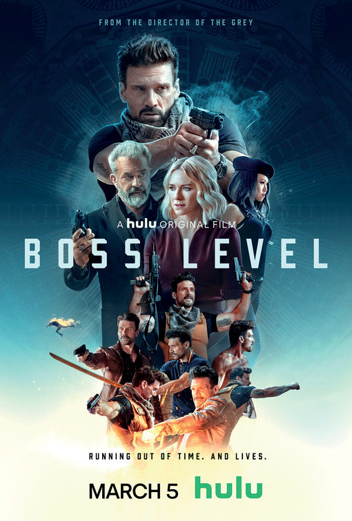 1000 piece jigsaw puzzle for the movie poster: Boss Level (2021) ver3