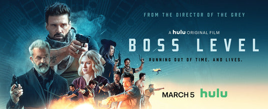 1000 piece jigsaw puzzle for the movie poster: Boss Level (2021) ver4
