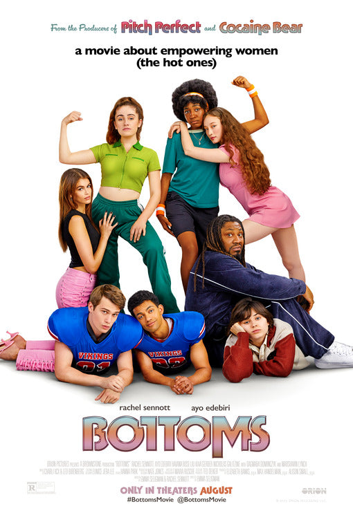 1000 piece jigsaw puzzle for the movie poster: Bottoms (2023)
