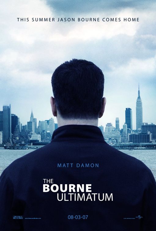 the movie poster: The Bourne Ultimatum (2007)