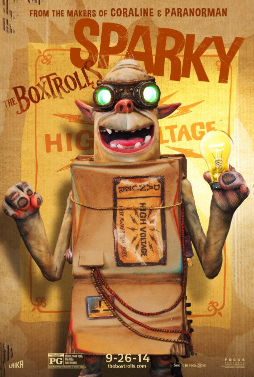 1000 piece jigsaw puzzle for the movie poster: The Boxtrolls (2014) ver12