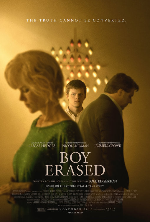 1000 piece jigsaw puzzle for the movie poster: Boy Erased (2018) ver2