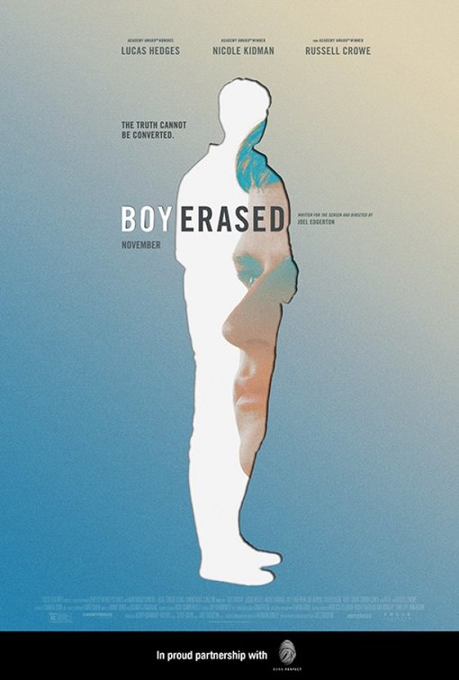 1000 piece jigsaw puzzle for the movie poster: Boy Erased (2018) ver3