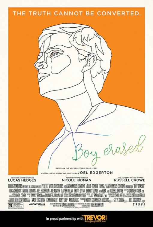 1000 piece jigsaw puzzle for the movie poster: Boy Erased (2018) ver7