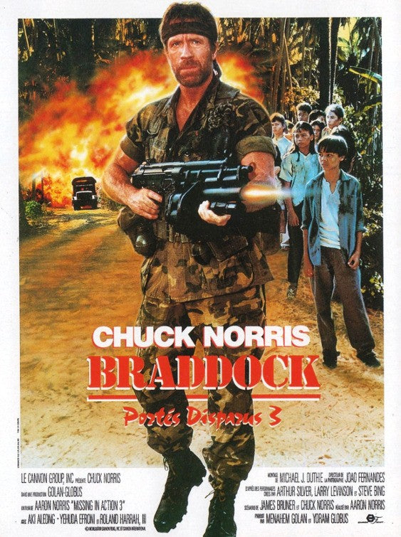 1000 piece jigsaw puzzle for the movie poster: Braddock: Missing in Action III (1988)