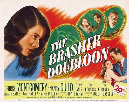 the movie poster: The Brasher Doubloon (1947) ver2