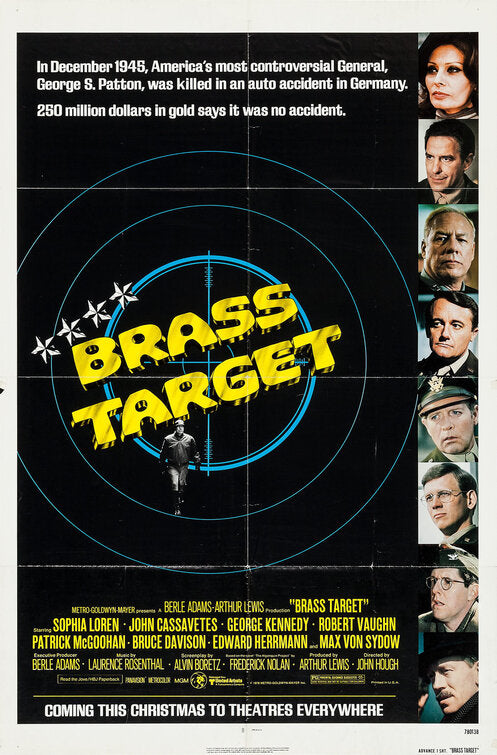 1000 piece jigsaw puzzle for the movie poster: Brass Target (1978)