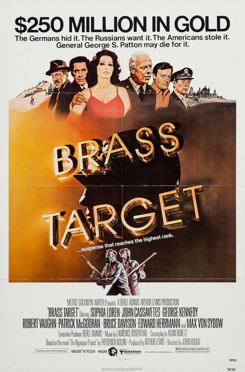 1000 piece jigsaw puzzle for the movie poster: Brass Target (1978) ver2