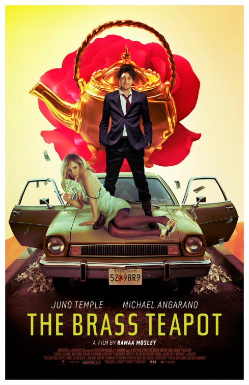 1000 piece jigsaw puzzle for the movie poster: The Brass Teapot (2013)