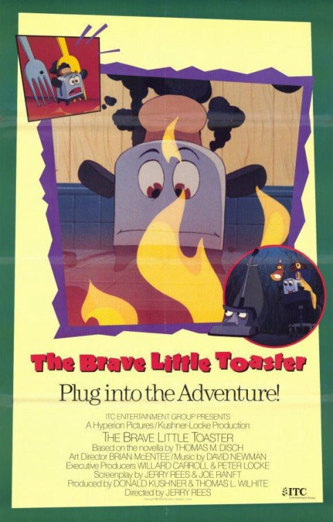 1000 piece jigsaw puzzle for the movie poster: The Brave Little Toaster (1987)
