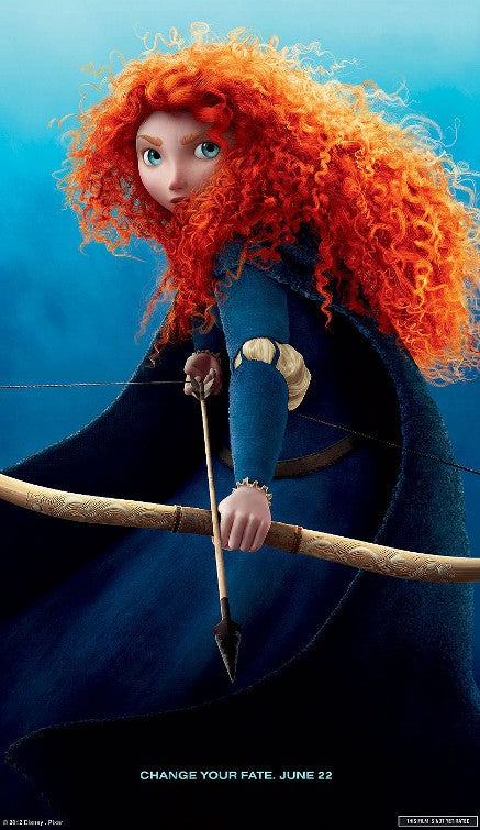 1000 piece jigsaw puzzle for the movie poster: Brave (2012) ver5