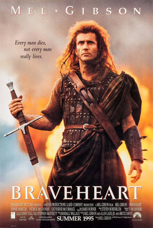 1000 piece jigsaw puzzle for the movie poster: Braveheart (1995) ver5