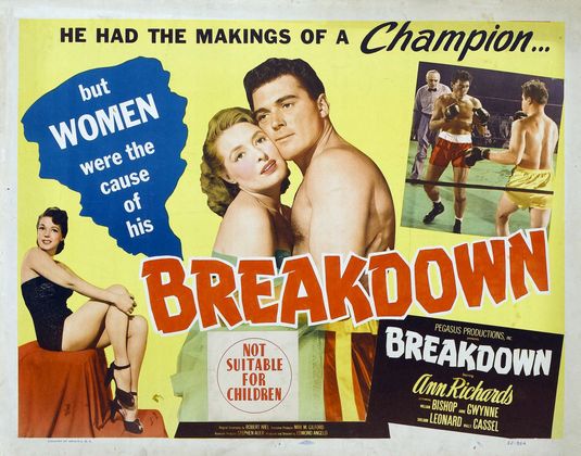 the movie poster: Breakdown (1952) ver2