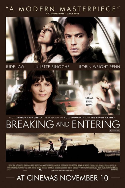 the movie poster: Breaking and Entering (2006) ver2
