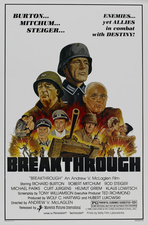 1000 piece jigsaw puzzle for the movie poster: Breakthrough (1981)