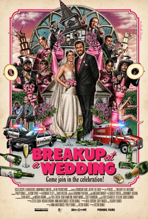 1000 piece jigsaw puzzle for the movie poster: Breakup at a Wedding (2013)